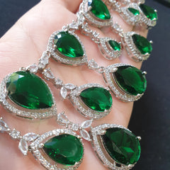 Emerald Green Necklace Set