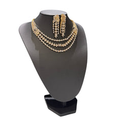 Yellow Gold Plated Necklace Set