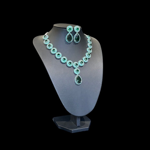 Emerald Green Necklace Set