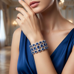 Feva - Stunning Sapphire Blue Bracelet