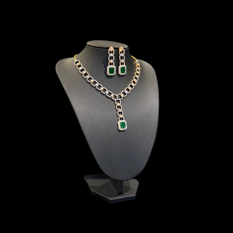 Emerald Green Necklace Set