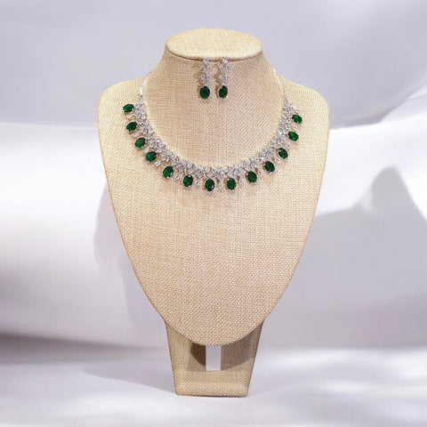 Emerald Green Necklace Set