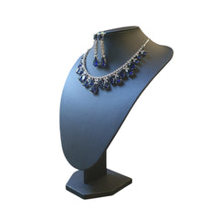 Blue Sapphire Necklace Set