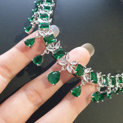 Emerald Green Necklace Set