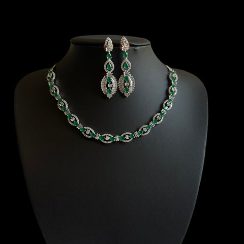 Emerald Green Necklace Set