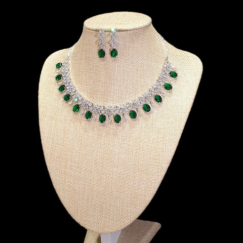 Emerald Green Necklace Set