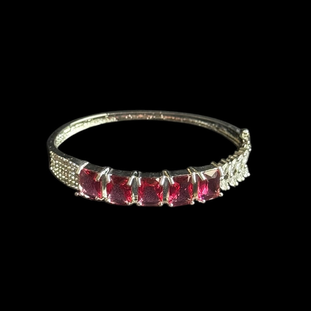 Garnet Openable Bangle