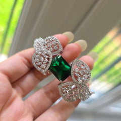 Emerald Green Openable Bangle