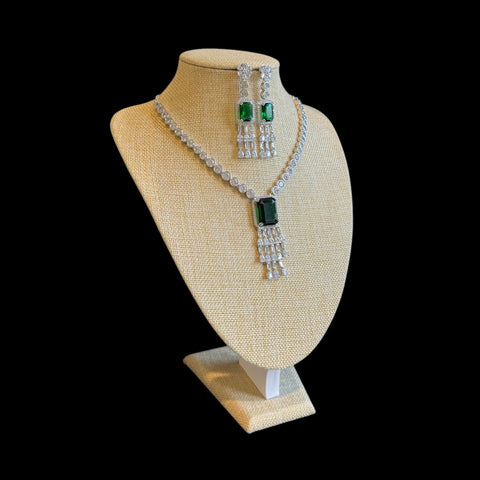 Emerald Green Necklace Set