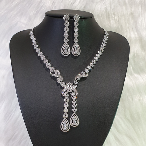 Cubic Zirconia Necklace Set