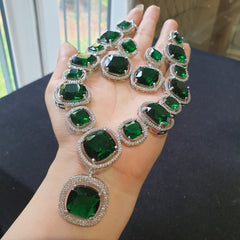 Emerald Green Necklace Set