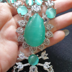 Mint Quartz Necklace Set