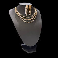 Yellow Gold Plated Necklace Set