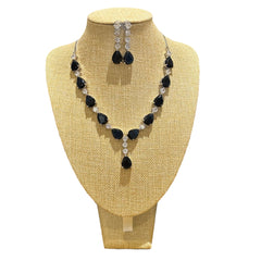 Blue Sapphires Necklace Set