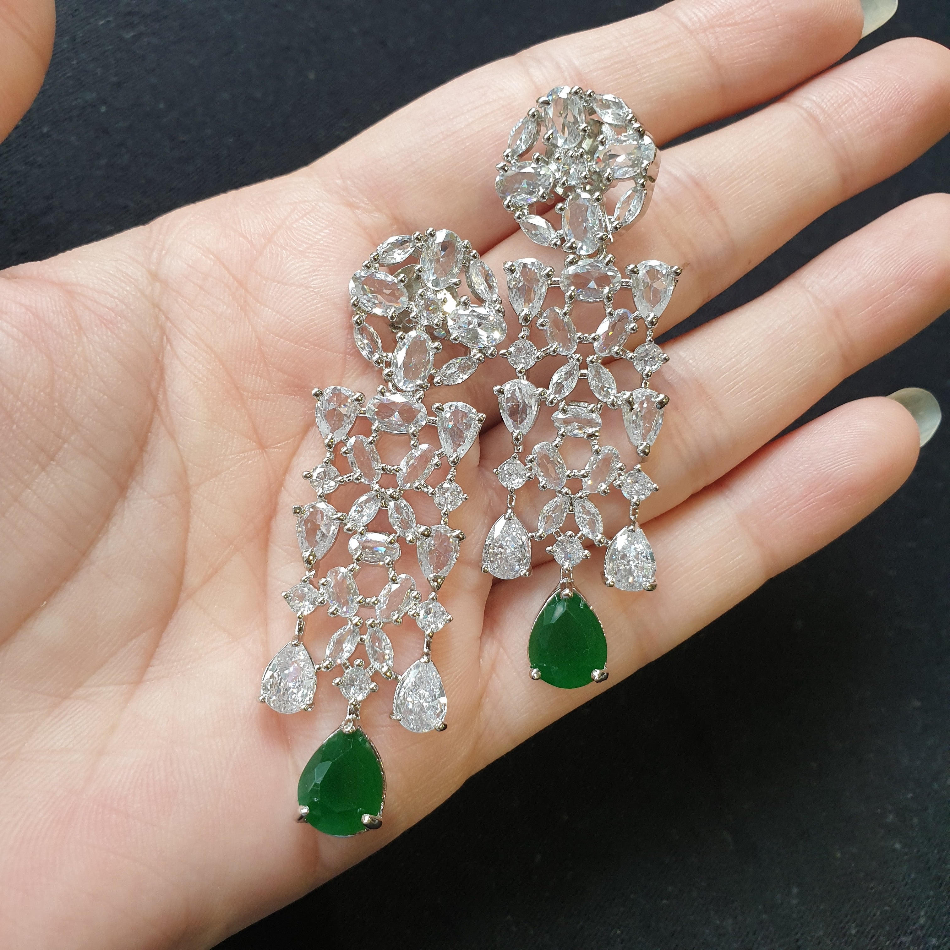 Emerald Green Necklace Set