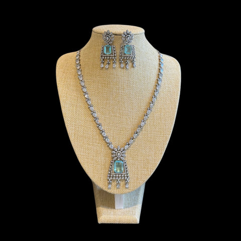 Aquamarine Necklace Set