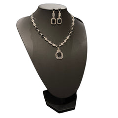 Black Quartz Necklace Set