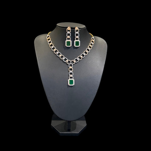 Emerald Green Necklace Set