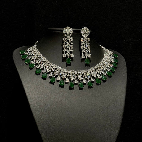 Emerald Green Necklace Set