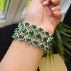 Feva - Stunning Emerald Green Bracelet