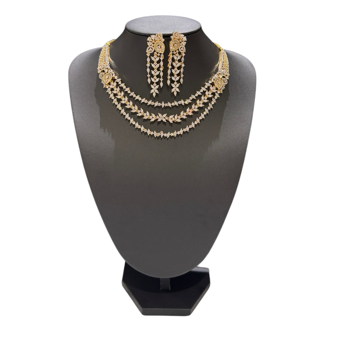 Yellow Gold Plated Necklace Set