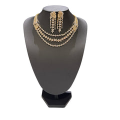 Yellow Gold Plated Necklace Set