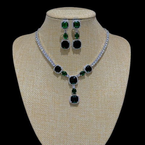 Cubic Zirconia Necklace Set