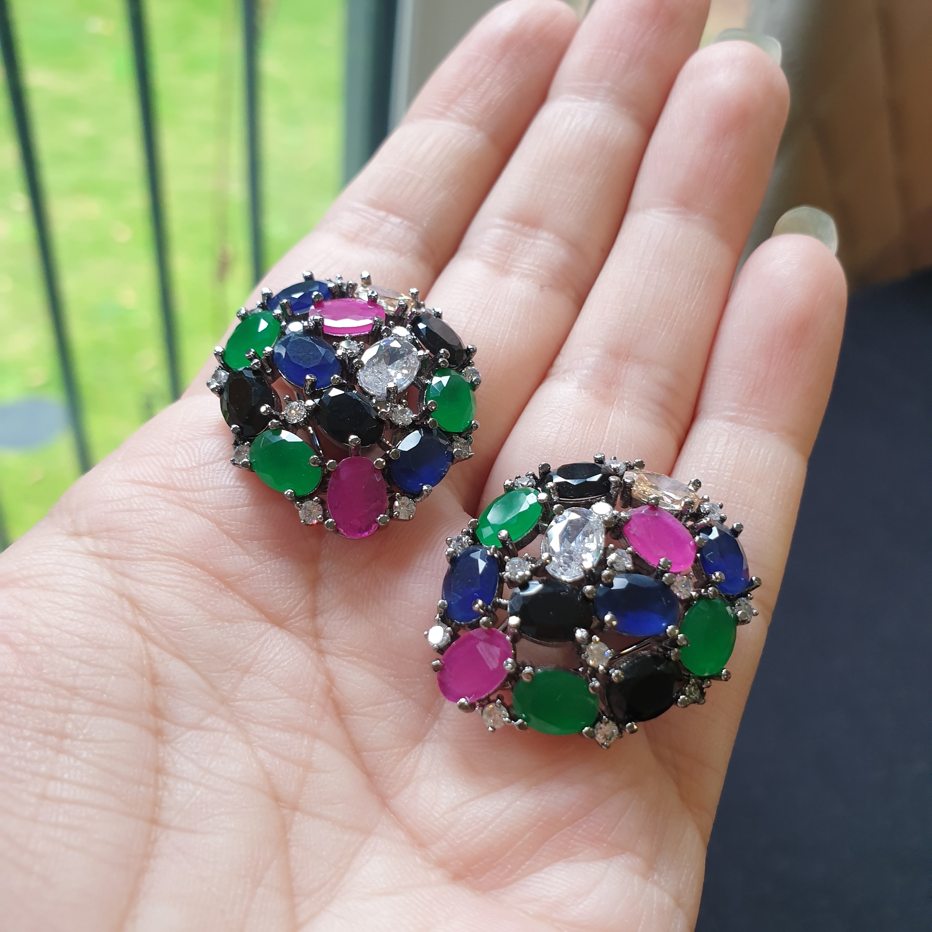 Multi Coloured Earrings