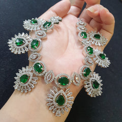 Emerald Green Necklace Set