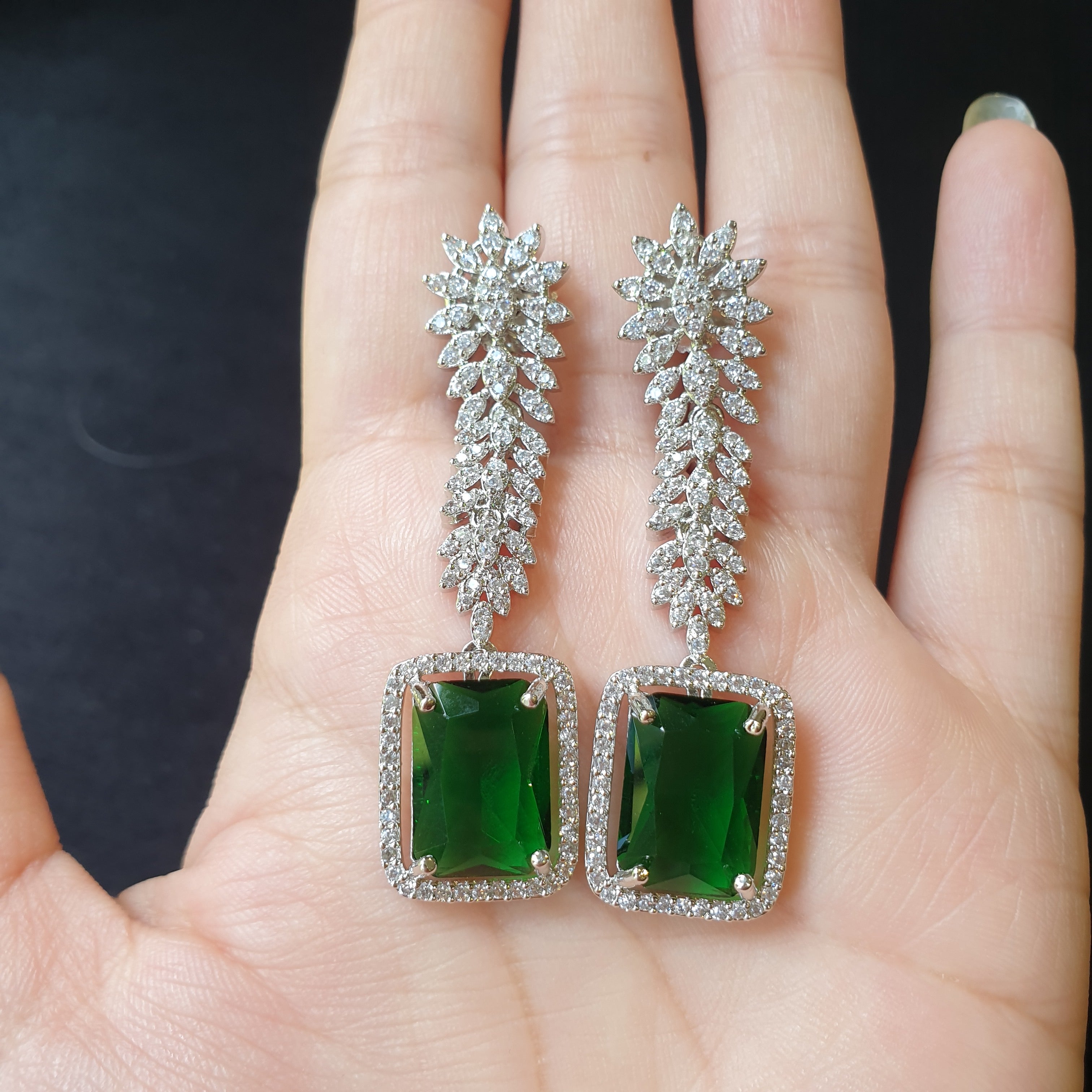 Emerald Green Necklace Set