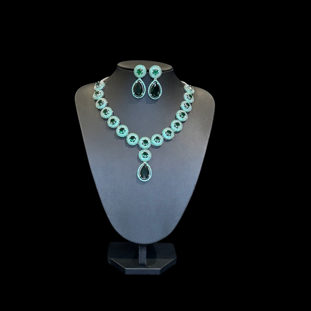 Emerald Green Necklace Set