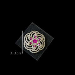 Thea - Rubies Hot Pink Size adjustable Ring