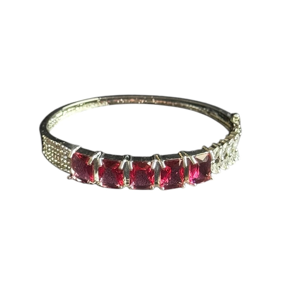 Garnet Openable Bangle