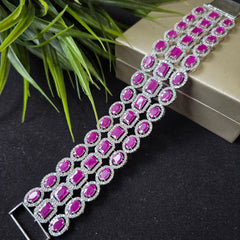 Feva - Stunning Ruby Red Bracelet
