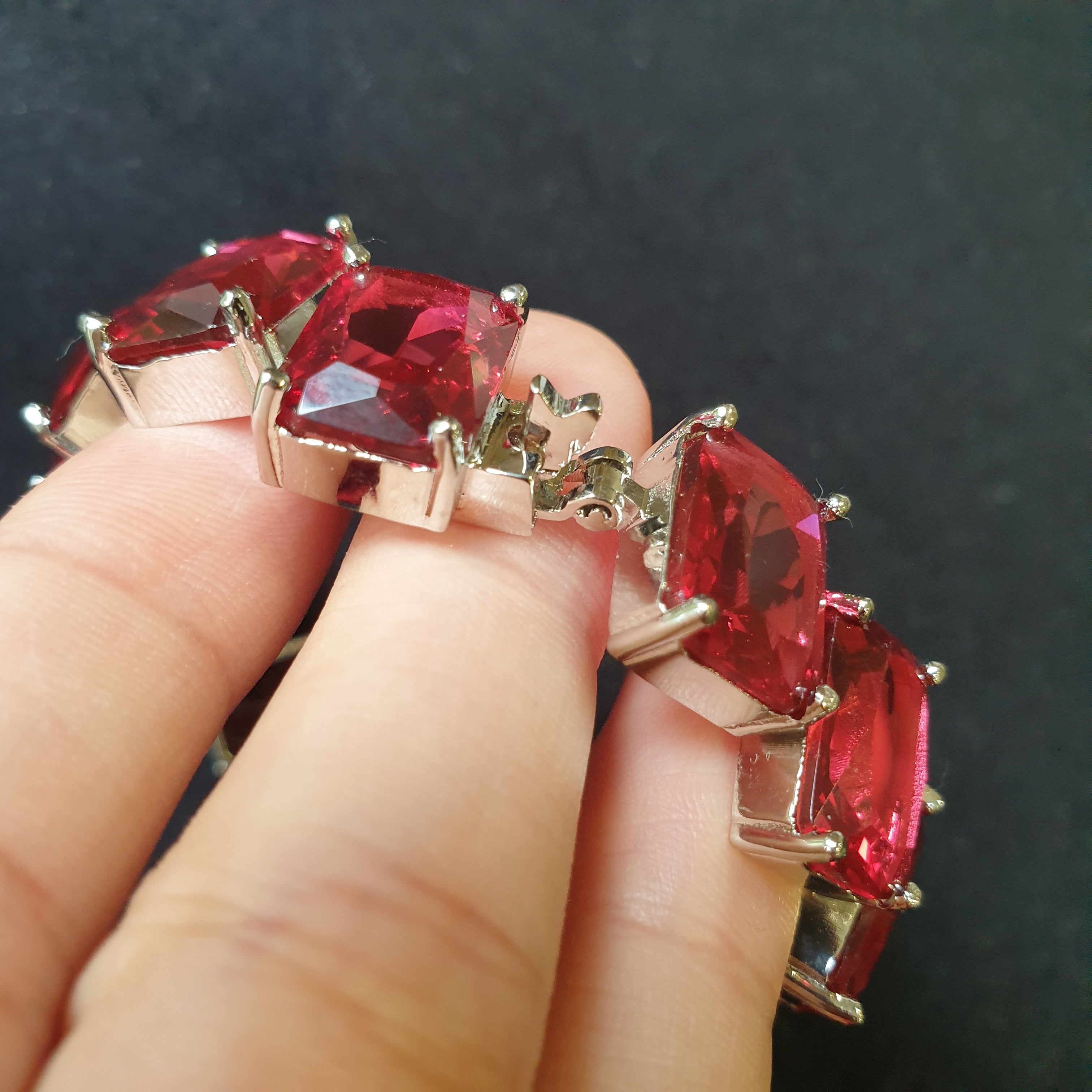 Garnet Red Bracelet