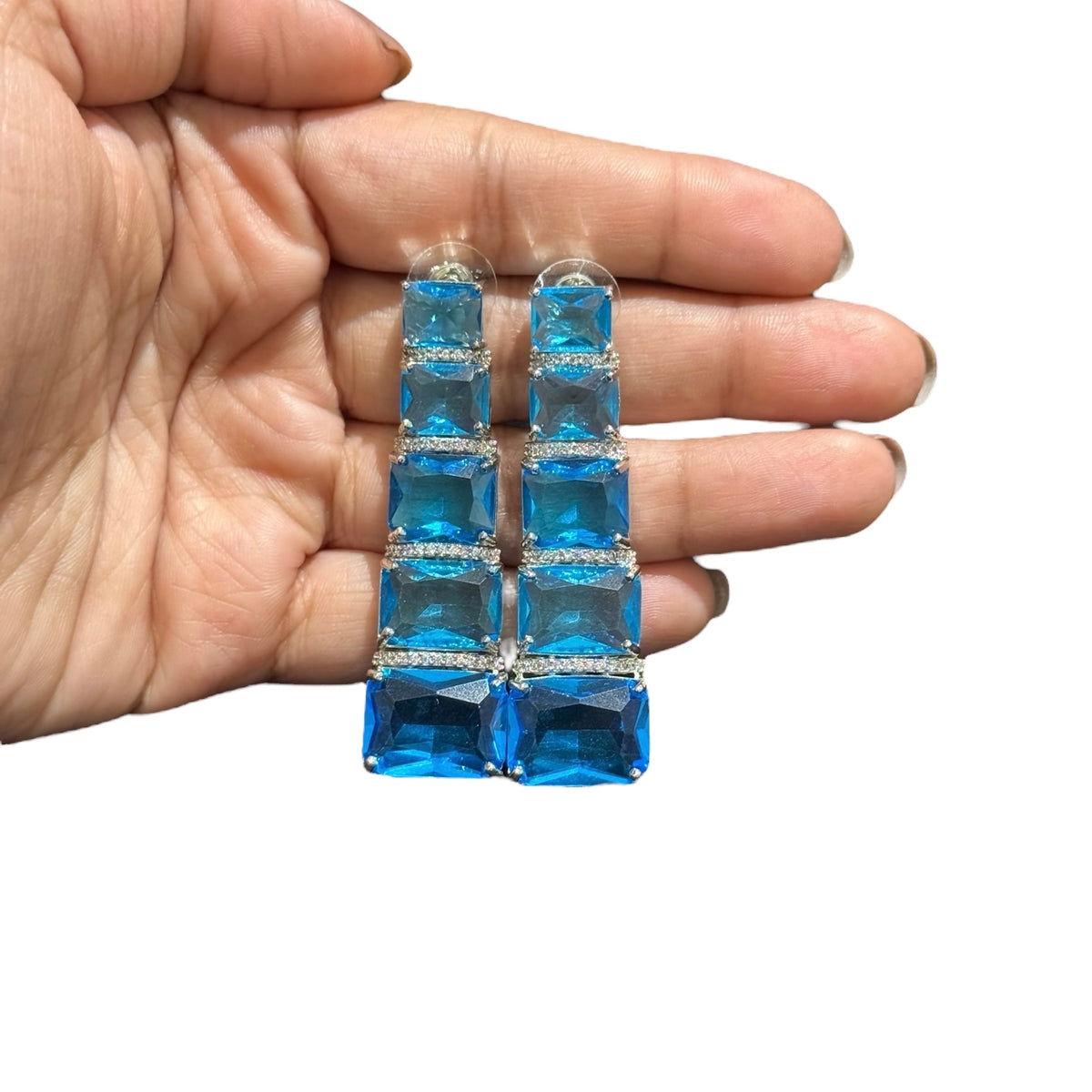 Blue Topaz Earrings