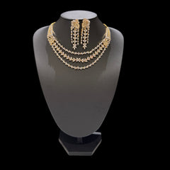 Yellow Gold Plated Necklace Set