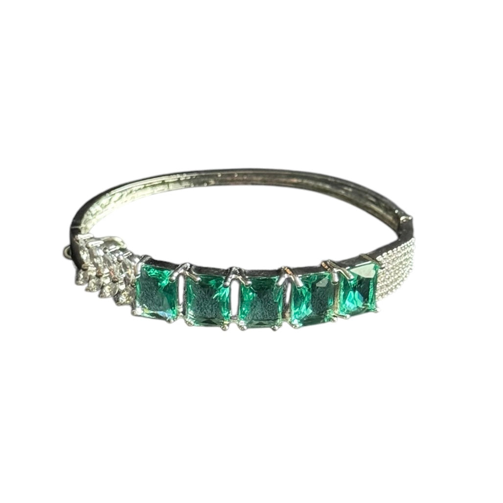 Green Topaz Openable Bangle