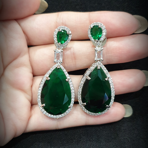 Emerald Green Earrings