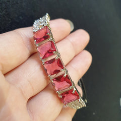 Garnet Openable Bangle