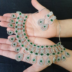 Emerald Green Necklace Set