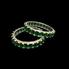 Emerald Green Bangles (Size: 2.4)