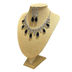 Blue Sapphires Necklace Set
