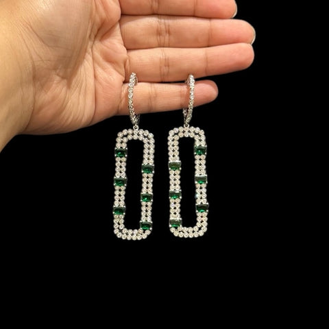 Emerald Green Earrings