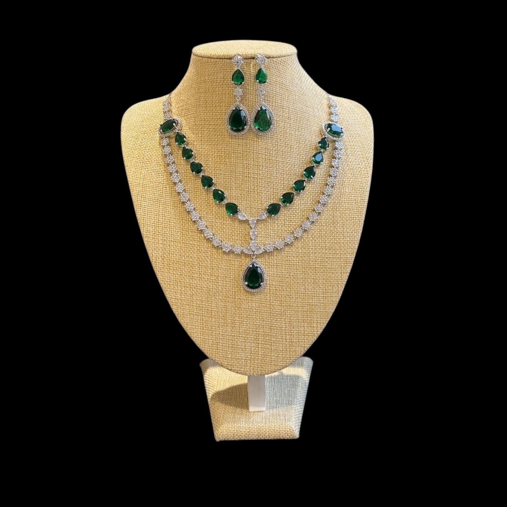 Emerald Green Necklace Set