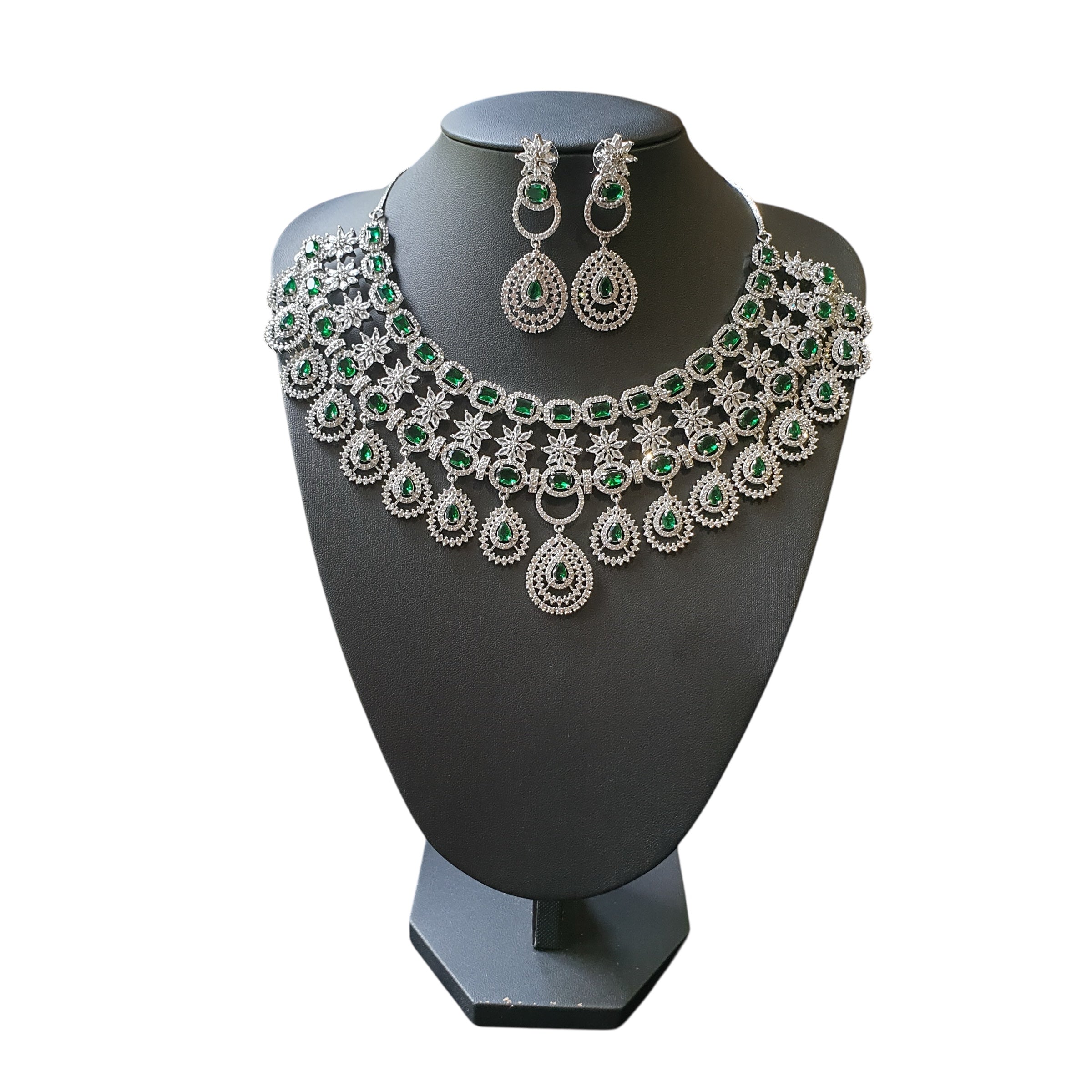 Emerald Green Necklace Set