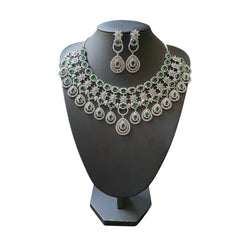 Emerald Green Necklace Set