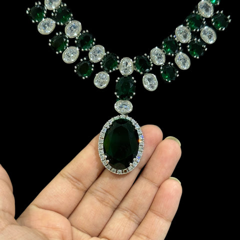 Emerald Green Necklace Set