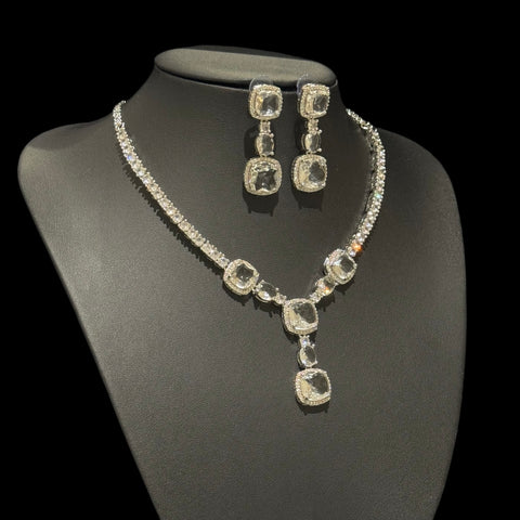 Cubic Zirconia Necklace Set