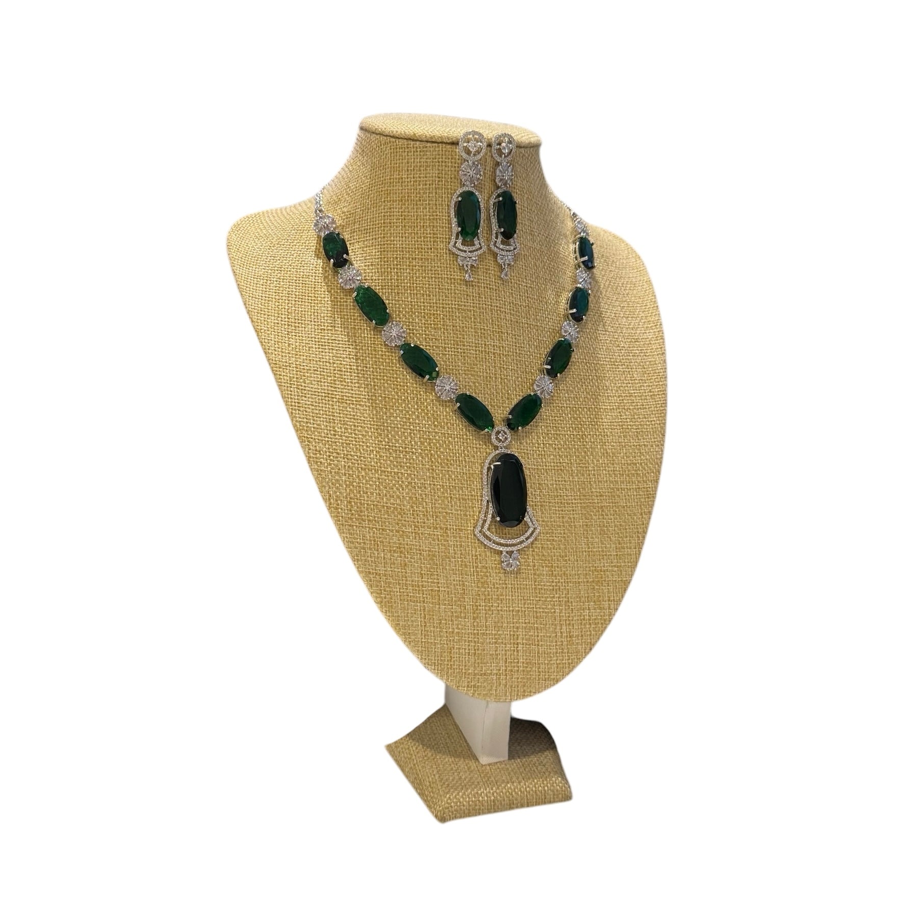 Emerald Green Necklace Set